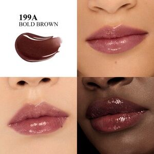 Valentino 199A Bold Brown High-Shine Lip Gloss